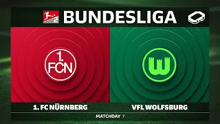 1. FC Nürnberg vs. VfL Wolfsburg | Matchday 7 - Bundesliga 2 2026/27