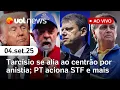 Download Lagu Tarcísio se alia a centrão por anistia; julgamento de Bolsonaro; PT aciona STF e + notícias ao vivo