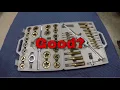 Harbor Freight Titanium Nitride Tap Die Set Review and Demo