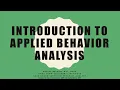 CHAMP Webinar Series - Introduction to Applied Behavior Analysis ABA Therapy