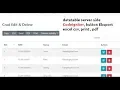 Datatable server side Ajax CodeIgniter Bootstrap 4 Export data excel pdf print button