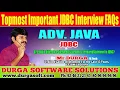 JDBC Interview FAQs Q7 Explain Differences between Statement PreparedStatement in JDBC