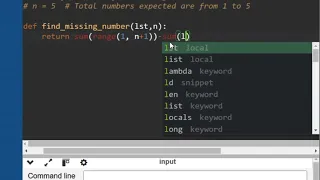 Python Interview Questions - Day 2 Find Missing Number in a List Python Coding Challenge