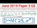 Past Exam Questions on The Normal Distribution Part 3 - Statistics Edexcel A Level Maths