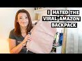 I tried the viral Amazon Backpack and HATED it Flight Attendant Life Travel product review
