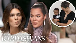 Kendall Jenner Has Baby Fever & Decides To Babysit Kim & Khloé Kardashian's Kids | KUWTK