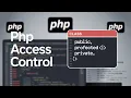 PHP OOP Access Modifiers Explained in Hindi Public Private Protected in PHP Part 64