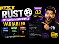 Rust Basics Variables let mut Constants Guide Episode 3