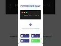 Python Quiz Python Programming