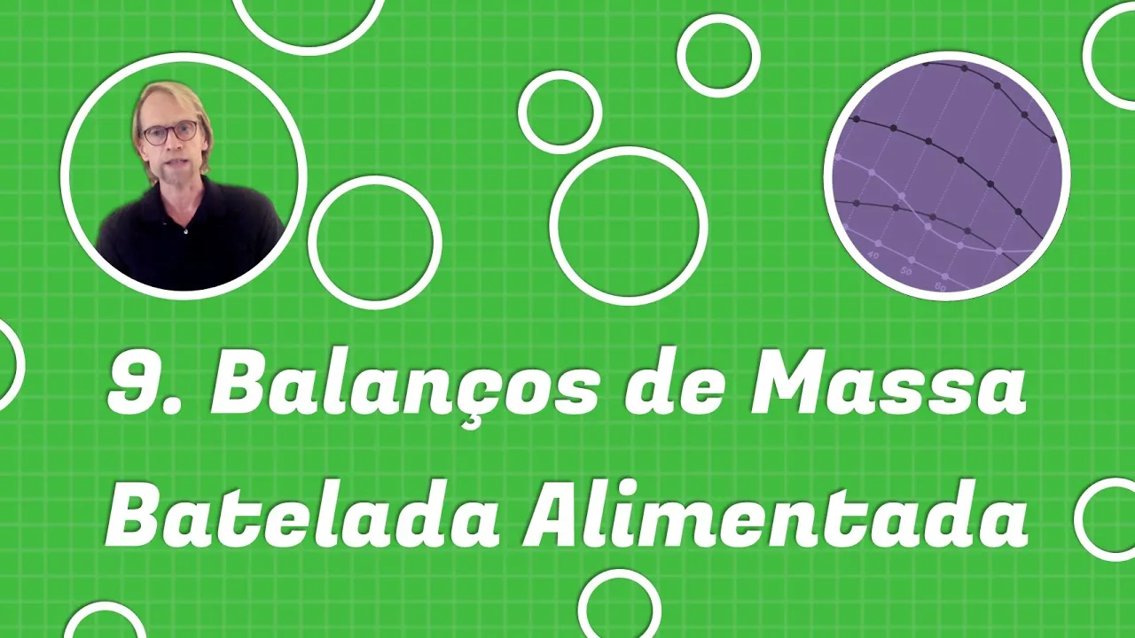 9. Balanços de Massa - Batelada Alimentada (Curso de Engenharia de Bioprocessos)