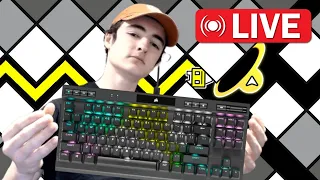 TRYING THE CORSAIR K70 TKL FOR THE 1ST TIME LIVE VSC 2 RUNS
