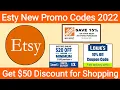 Etsy Promo Codes 2022 Get 30 Discount for Etsy Verified Etsy Coupon Codes