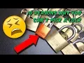 Top 10 Reasons Why You Can t Pick a Lock