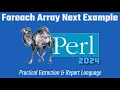 Perl Programming Code Example Foreach - Next
