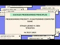 CSC1024 Programming Principles A Master Mind Computer Game Python