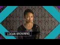 Monday on The Real Logan Browning