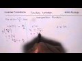 Function Notation and Inverse Composition of Function