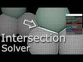 Intersection Solver for Maya - find Intersections self intersections and Solve English Sub