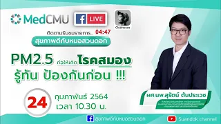 การสัมผัส PM 2.5 ระยะยาวอาจส่งผลต่อสมองอย่างไรบ้าง