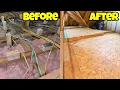 Building Attic Flooring With Insulation