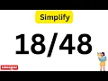 How To Simplify as a Simplest Form Of Fraction