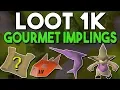 Loot from 1000 Gourmet Impling Jars Is Farming Easy Clue Scrolls Profitable OSRS