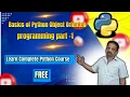 Basics of Python Object Oriented Programming Part-1 Learn Python
