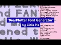 p5 js v2 Artist Series DearPlotter by Licia He