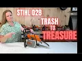Stihl 028 AV Woodboss Total Tear Down and Diagnostics