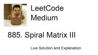 885 Spiral Matrix III Leetcode Medium