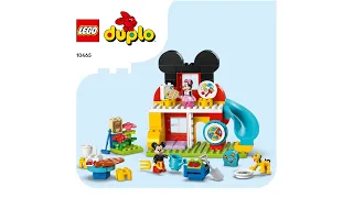 LEGO 10465 Instructions | Duplo | Mickey Mouse Clubhouse with Minnie & Pluto | Disney