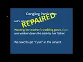 Fixing Dangling Participles