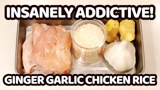 This Addictive Rice Cooker Ginger Garlic Chicken Rice is Fire!