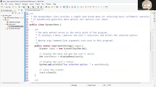 Java 120 Generate documentation comments using ChatGPT for our Java 118 program