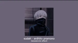 Download arhito pramono - sudah (slowed+mic effect) MP3