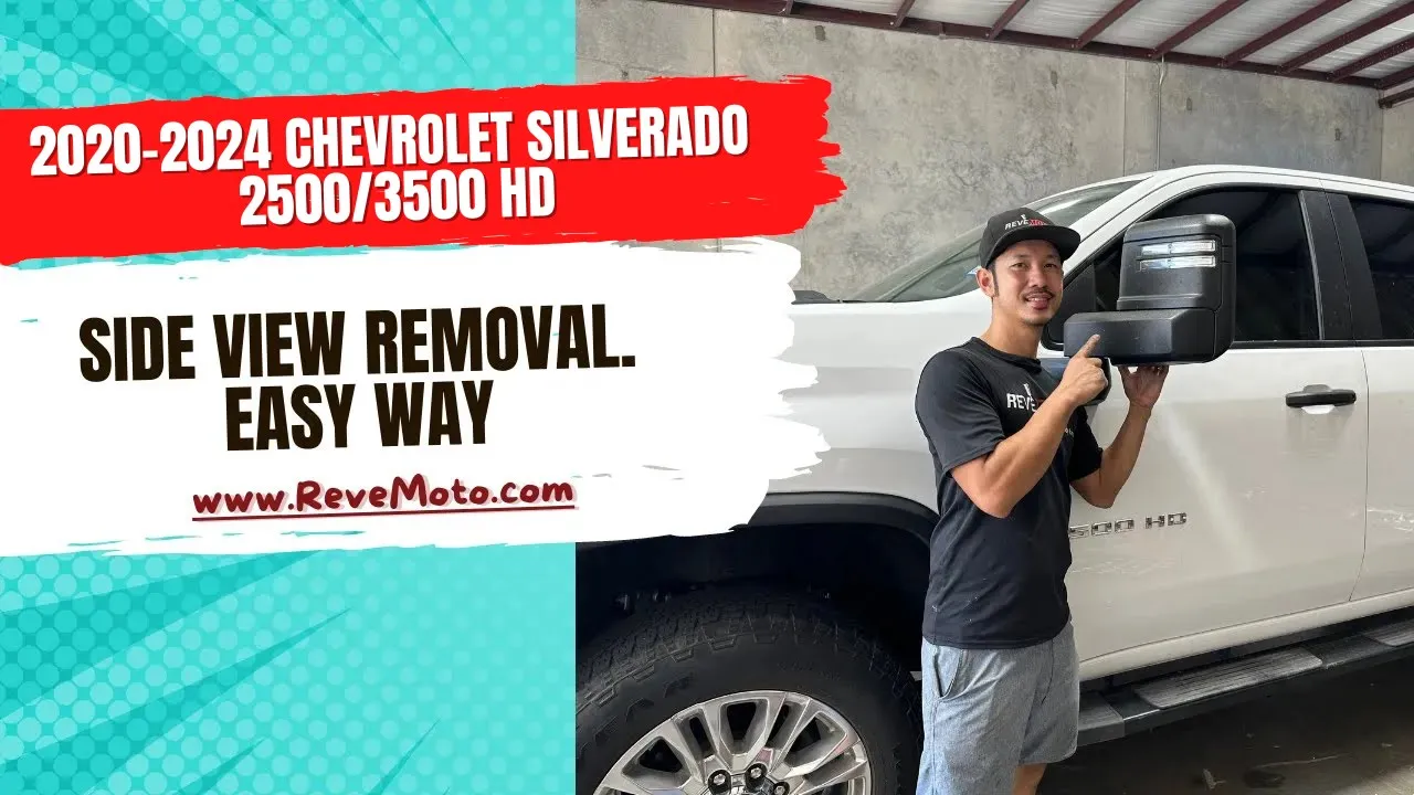 2020-2024 Chevrolet Silverado : Side View Mirror Painted (2500 HD | Driver-Side)