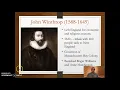 Puritan Historians: John Winthrop and Cotton Mather