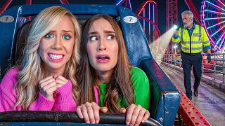 WE SNUCK INTO AN AMUSEMENT PARK OVERNIGHT...