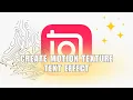 How to Create Motion Texture Text Effect Intro using InShot Editor