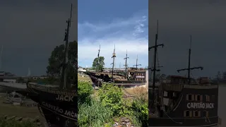 🏴‍☠️insane PIRATE ship launch #shorts