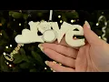 Ornaments by Elves Personalized Love Engagement Ring Ornament OBE-rm933