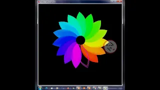 Python Turtle Graphics Multi Color Circle Draw