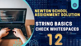 Newton school Check Whitespaces String interview questions in java Java top String question