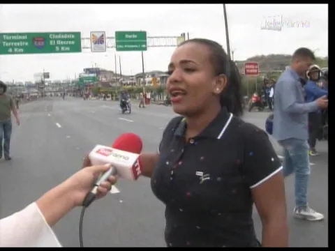 Fuertes disturbios en puente de Unidad Nacional que dejó más de 10 retenidos