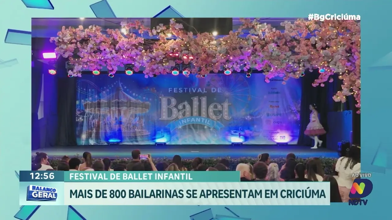 Festival de ballet infantil reúne mais de 800 bailarinas em Criciúma ...