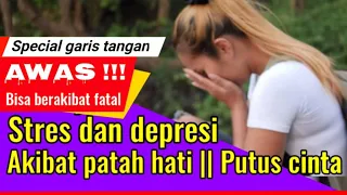 bahaya stres dan depresi akibat putus cinta cara mengatasi