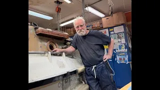 Deep step and a swim handhold.