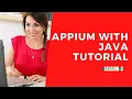 Appium with Java Tutorial Free Online Course for Appium with Java - Session