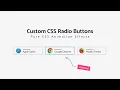 How To Create Custom Radio Buttons With Cool Animation Effects Pure CSS Radio Buttons