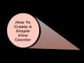 PHP MySQL How To Create A Simple View Counter Part 4